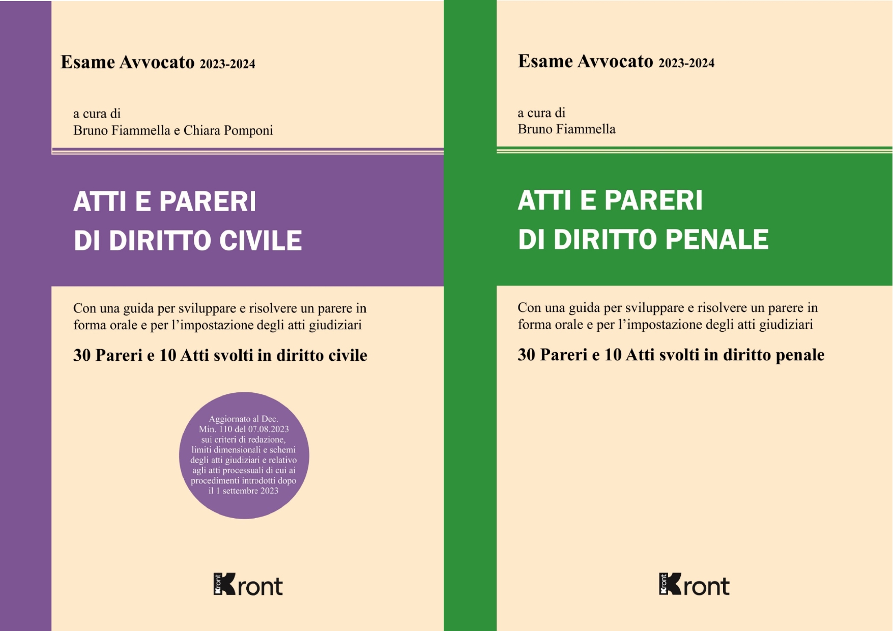 30 Pareri e 10 Atti svolti di Penale e Civile - Esame Avvocato 2023-2024